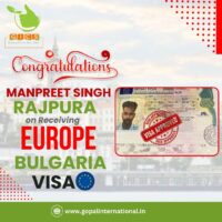 MANPREET BULGARIA VISA